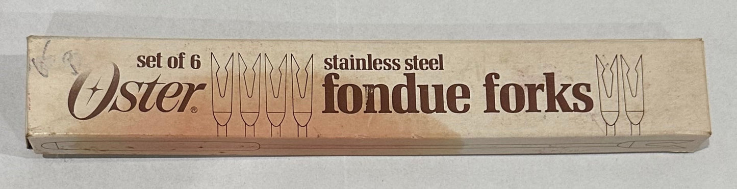 Oster Fondue Forks (Vintage Set of 6)