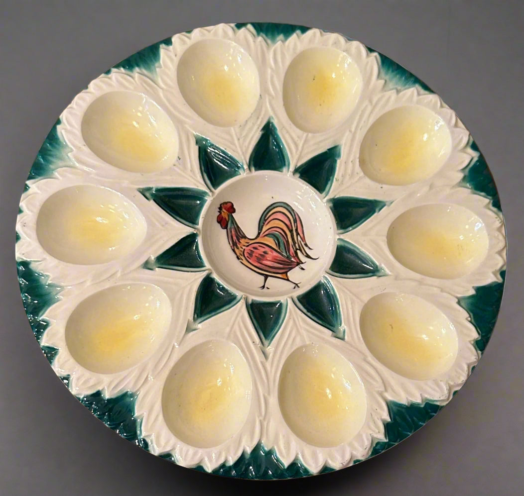 Norleans Rooster Design Deviled Egg Tray