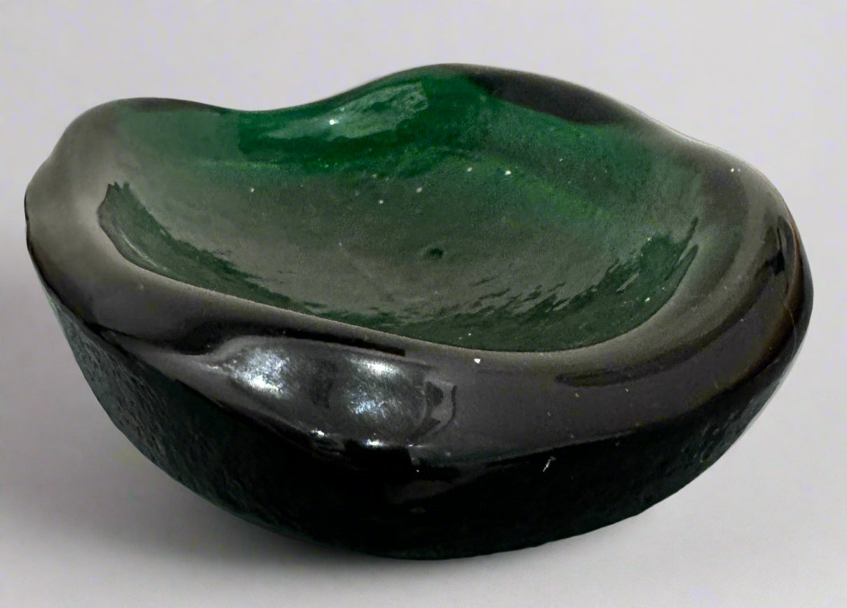 Free Form Heavy Glass Tray