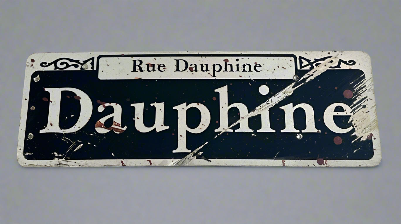 Authentic New Orleans Street Sign (Dauphine)