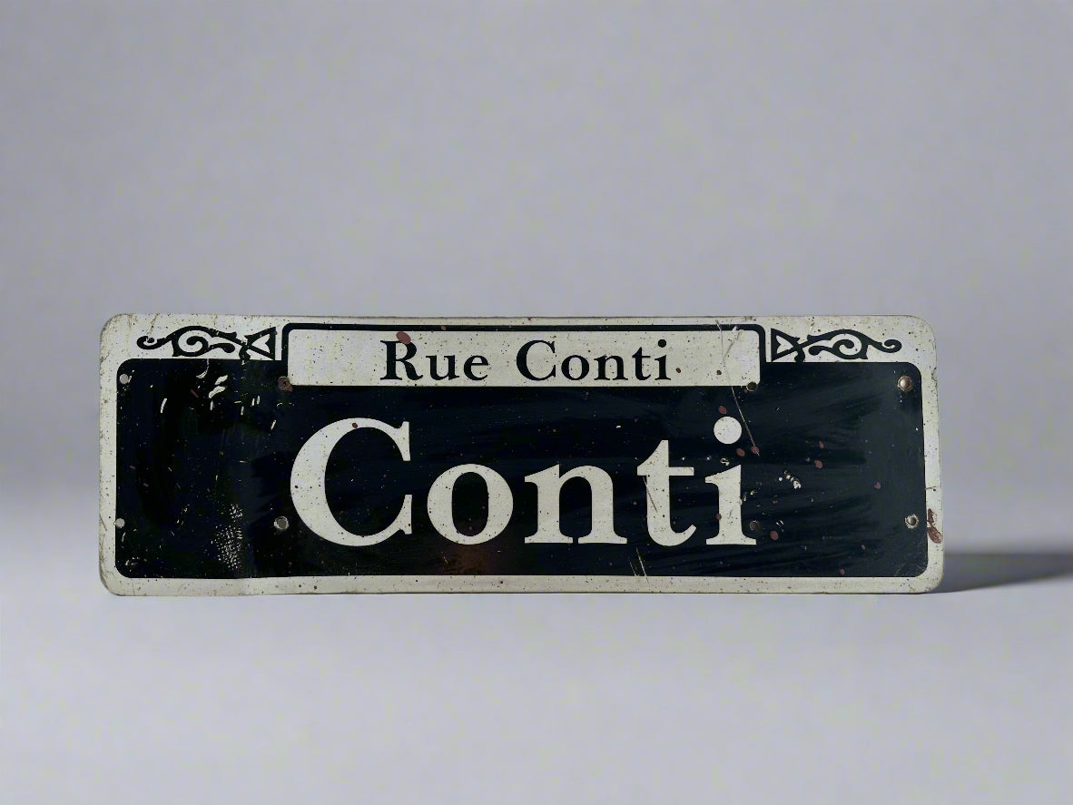 Authentic New Orleans Street Sign (Conti)