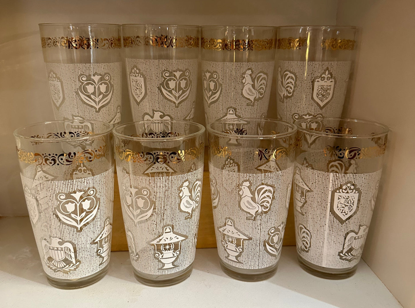 Continental Can Co. Tea Glasses