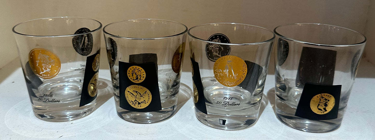 Vintage MCM Barware Glasses (4)