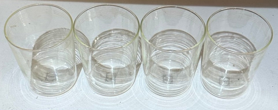 Vintage Schott Banded Juice Glasses