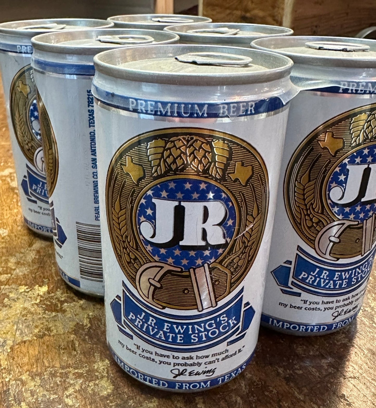 Collectible Six Pack JR Ewing