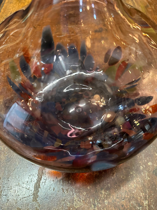 Purple Blown Glass Vase CSBH