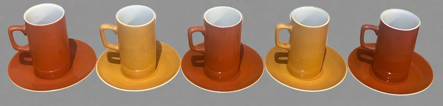 Kenji Fujita Coffee Cups with Saucers