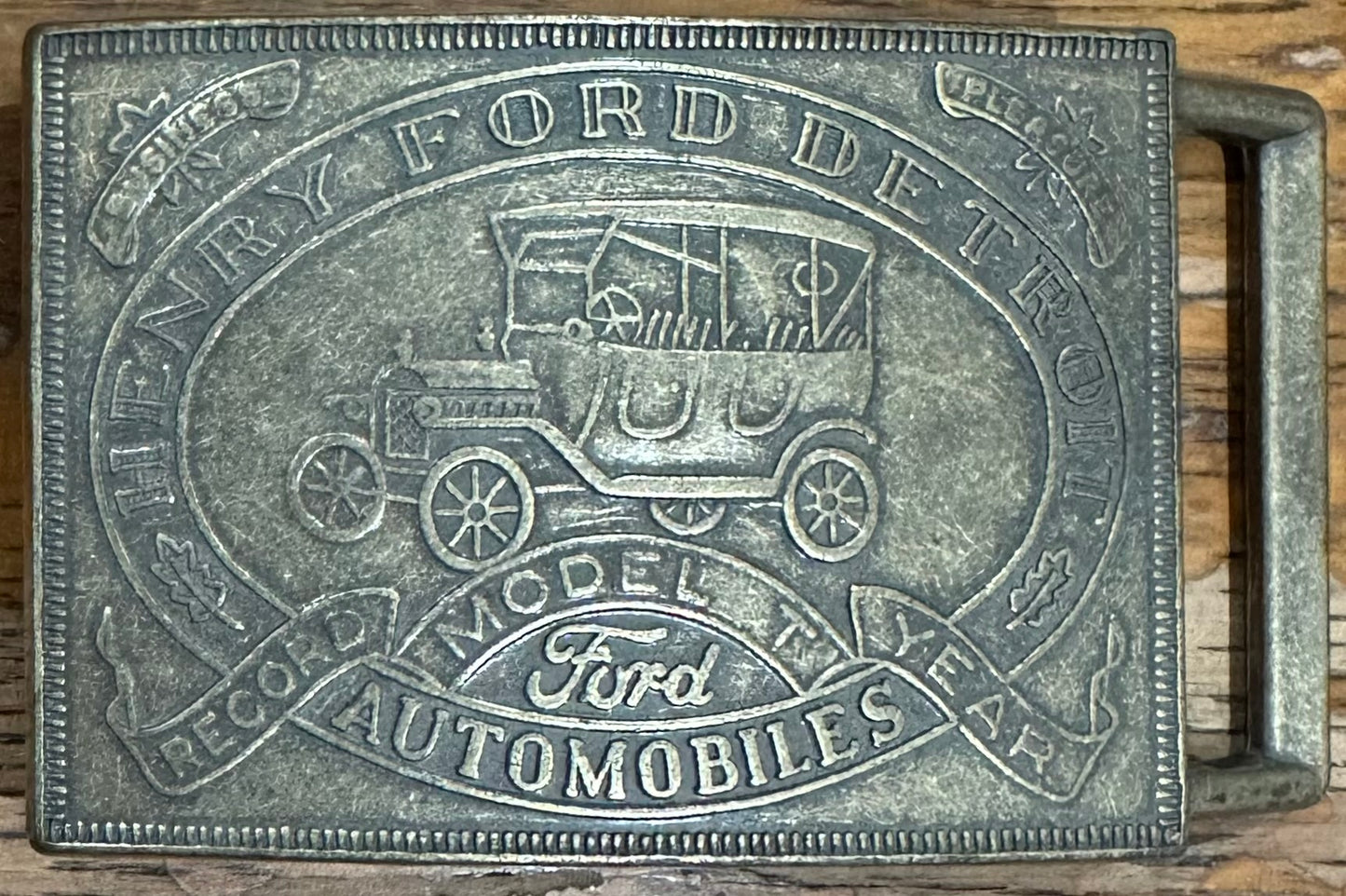 Henry Ford Detroit Automobile Buckle