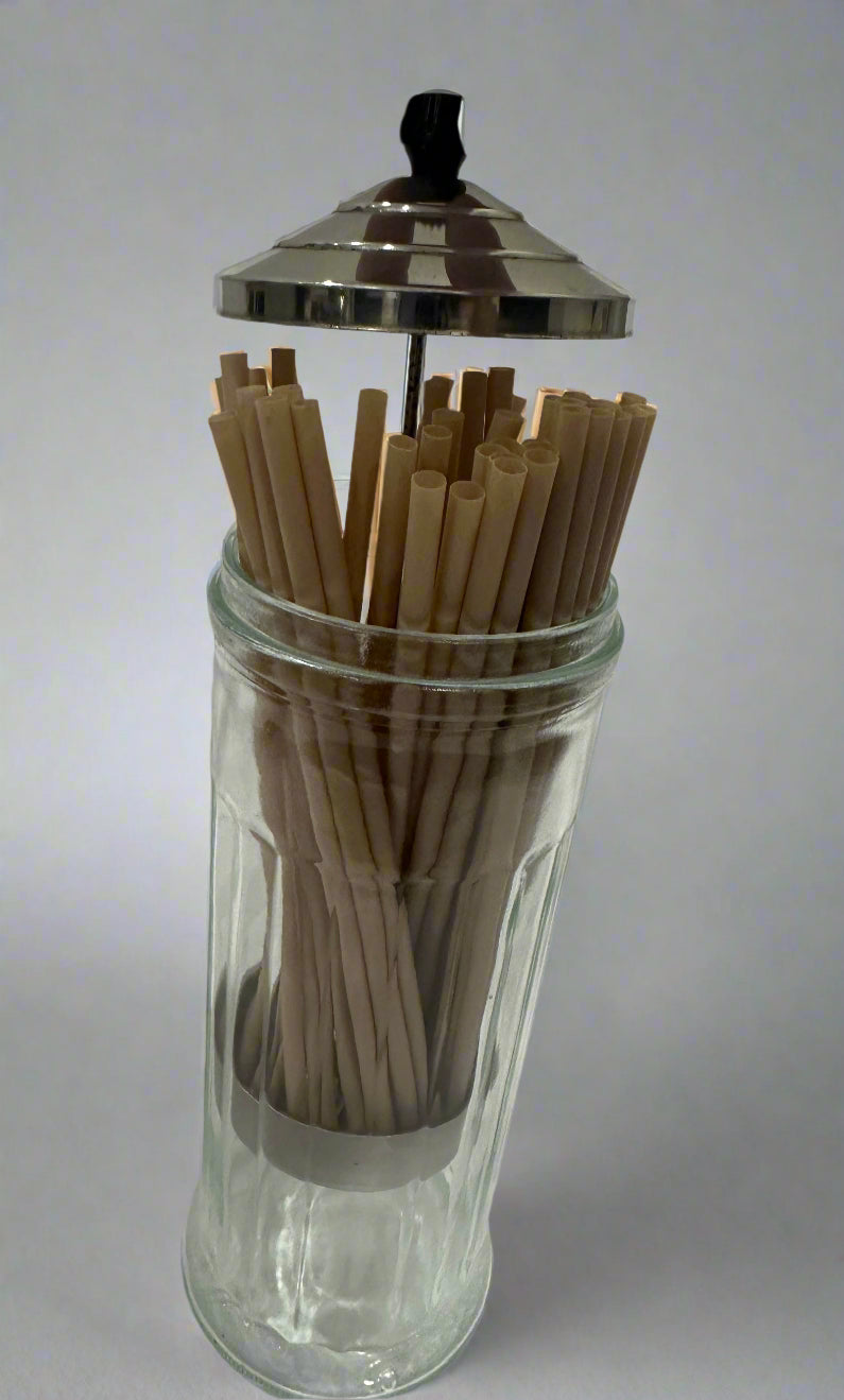 Vintage Soda Fountain Straw Dispenser