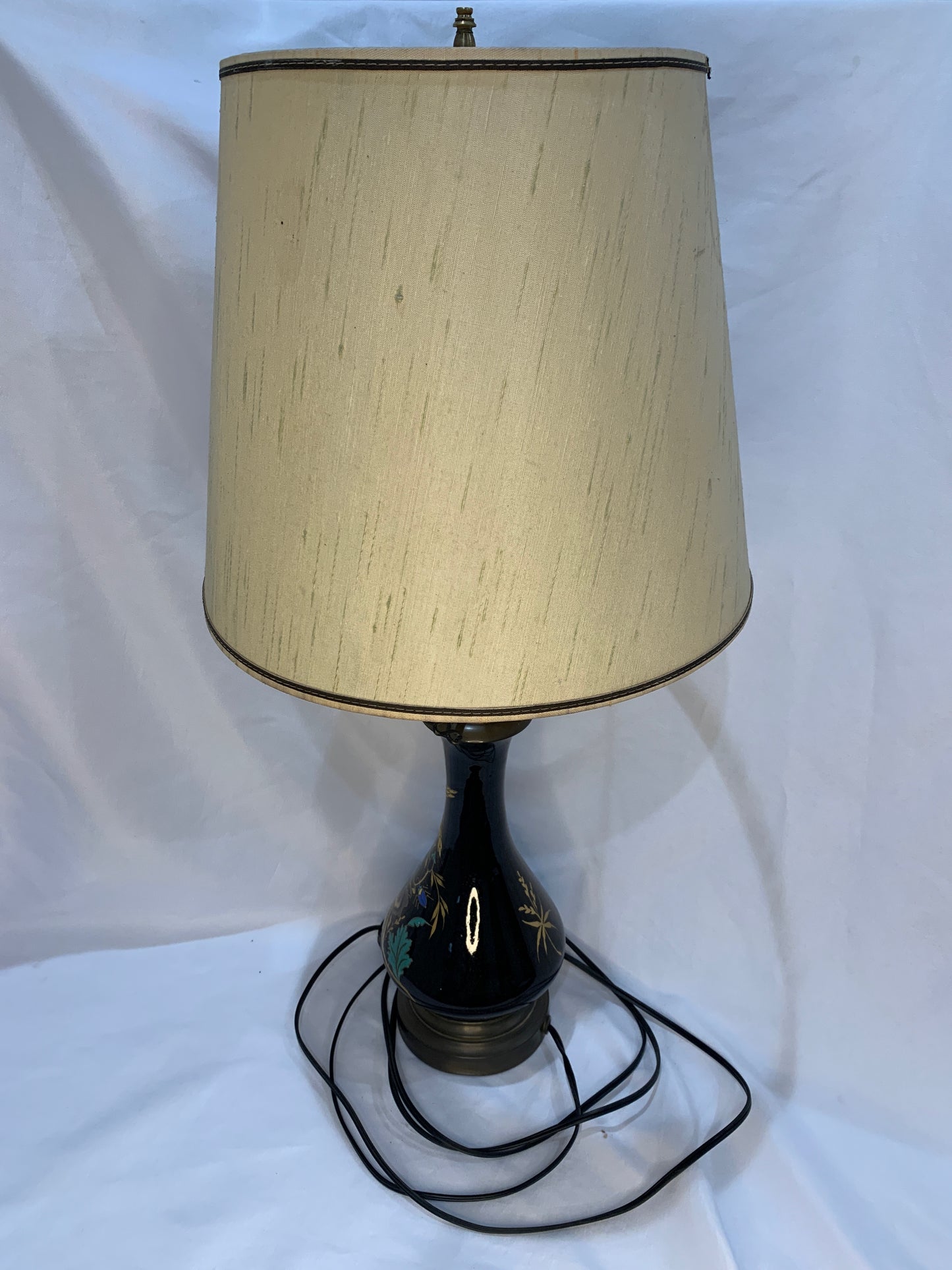 Black Opaline Table Lamp