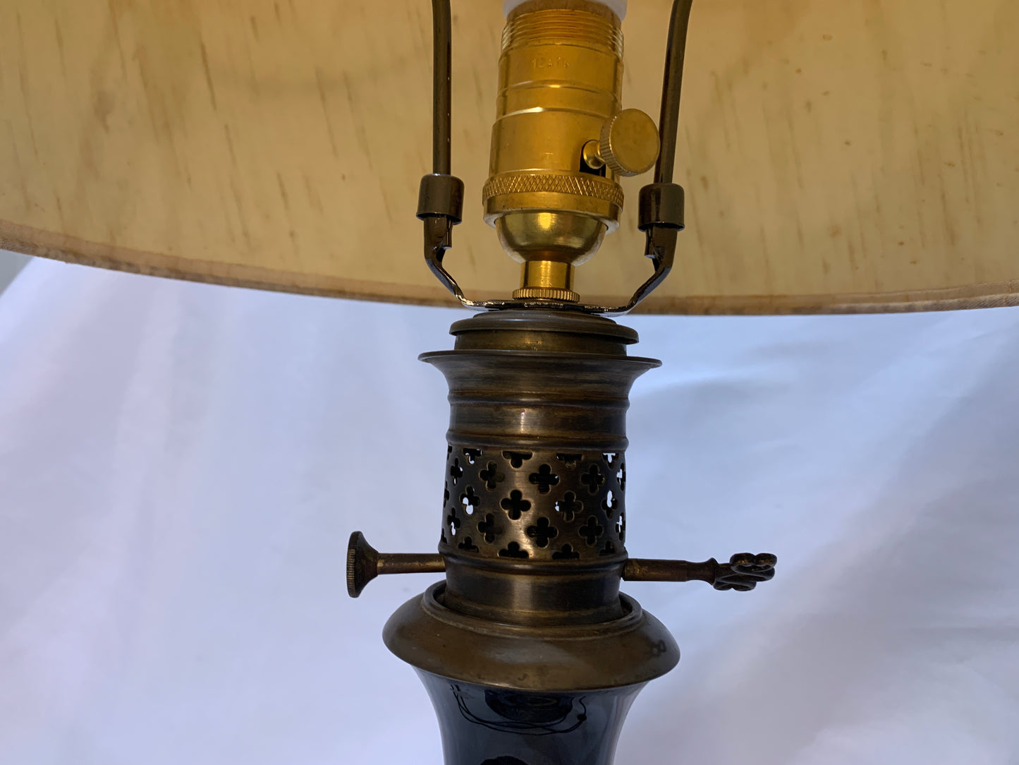 Black Opaline Table Lamp