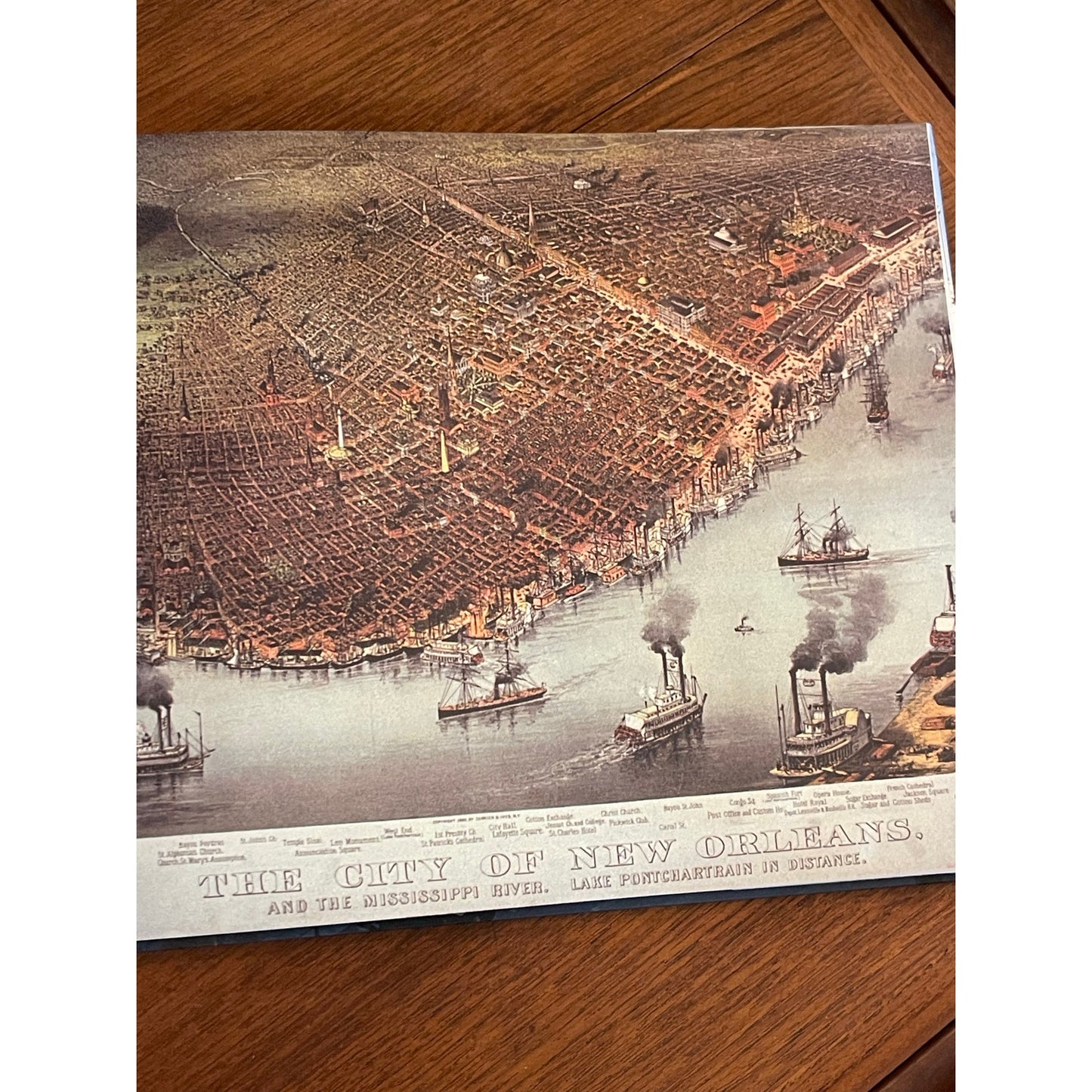 New Orleans Then And Now Revised Edition Sharon Keating 2010 Coffee Table Book
