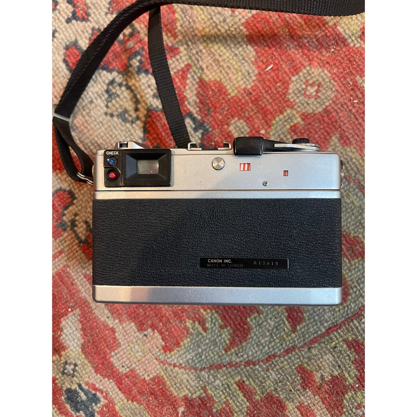 Vintage Canon Cononet QL17 GIII Chrome 35mm rangefinder camera- METER WORKS!