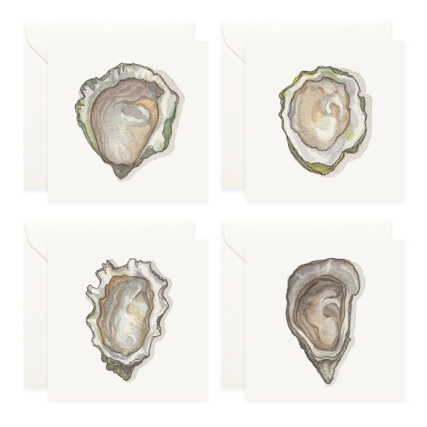 Mini Cards Set / Oysters