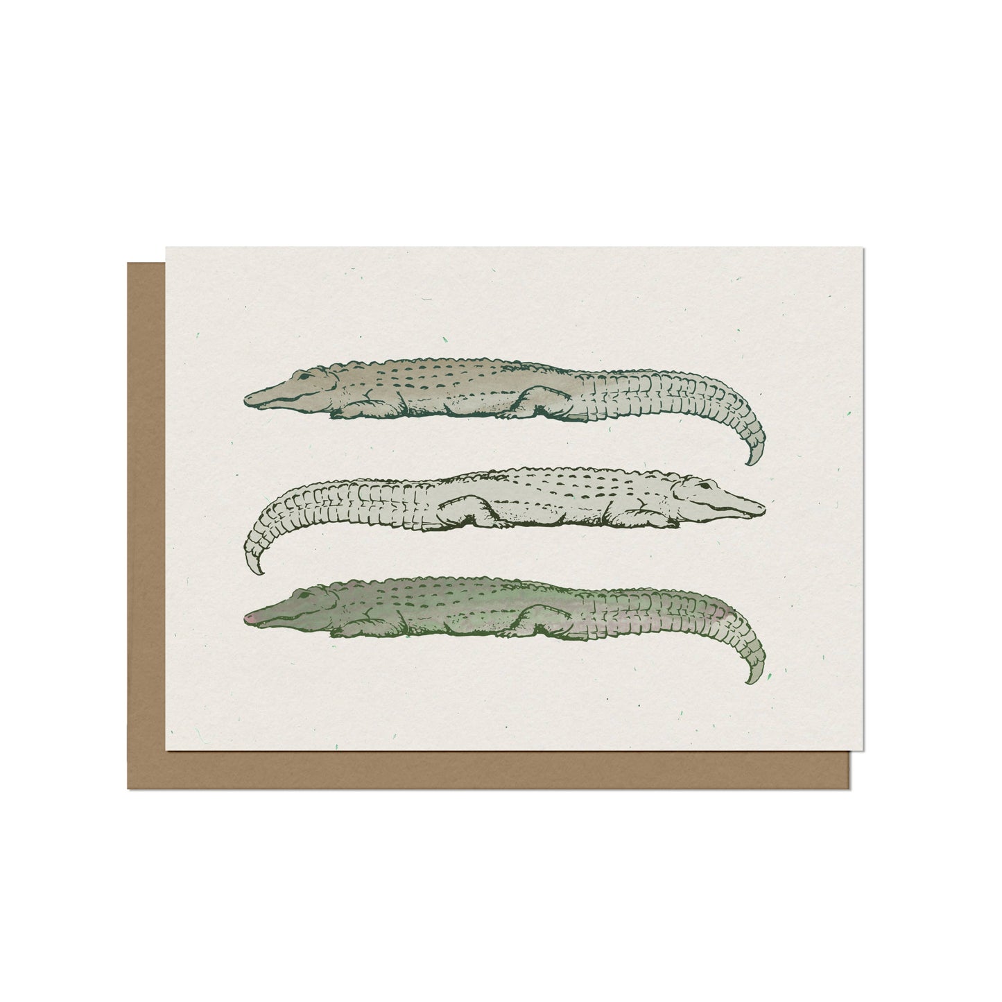 Lazy Alligators Blank A2 Card