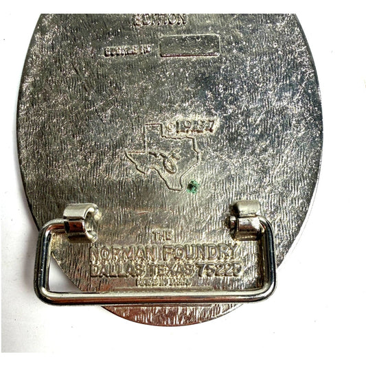 Vintage Fork Shooting Park Spring Open 2nd Place Engraved Belt Buckle