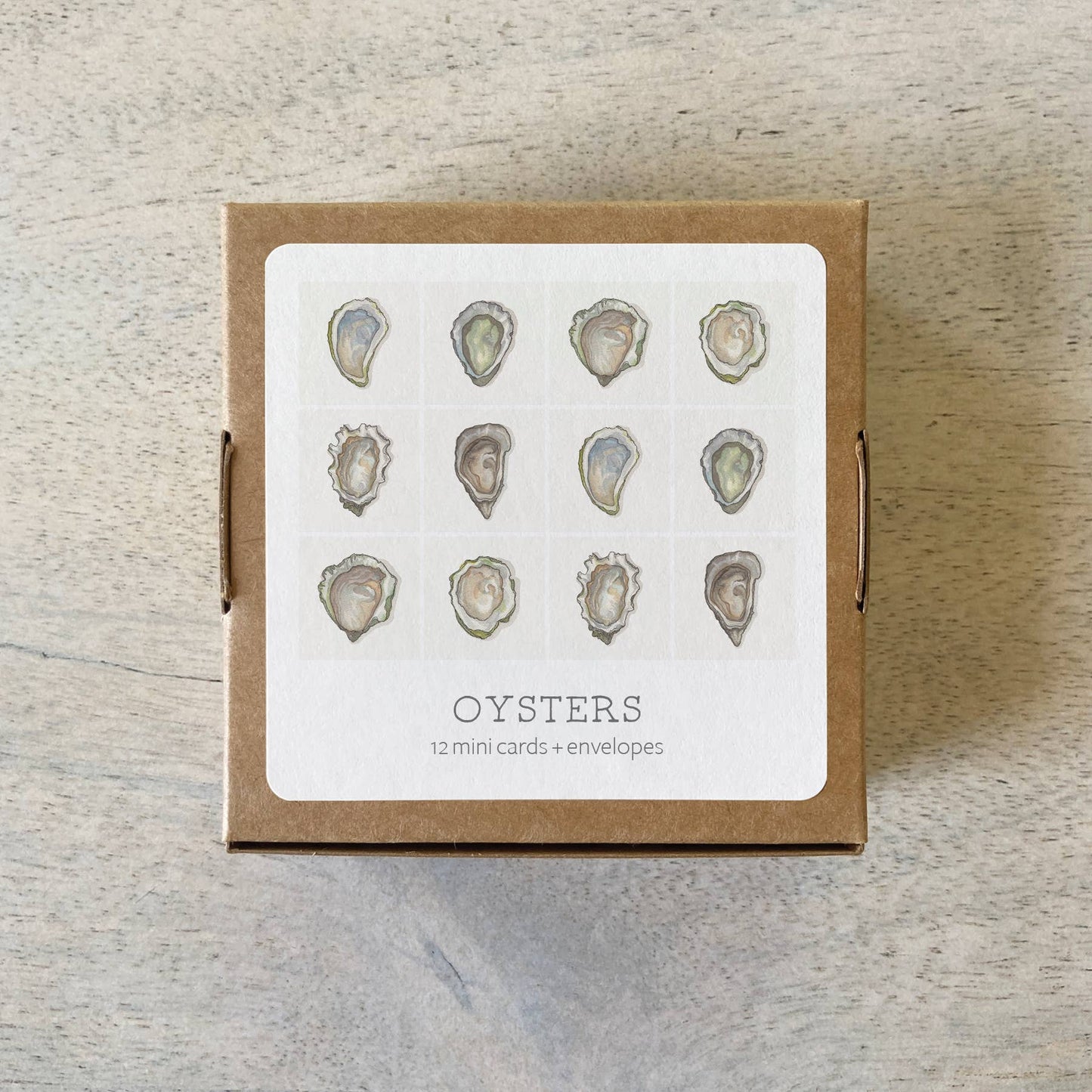 Mini Cards Set / Oysters