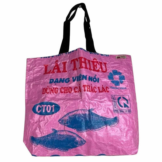 Pink Fish Sustainable Tote