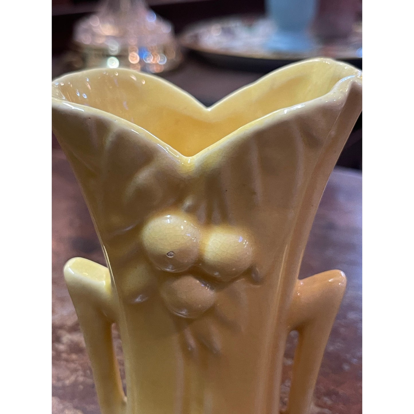 Vintage Art Deco McCoy Pottery Double Handled Vase