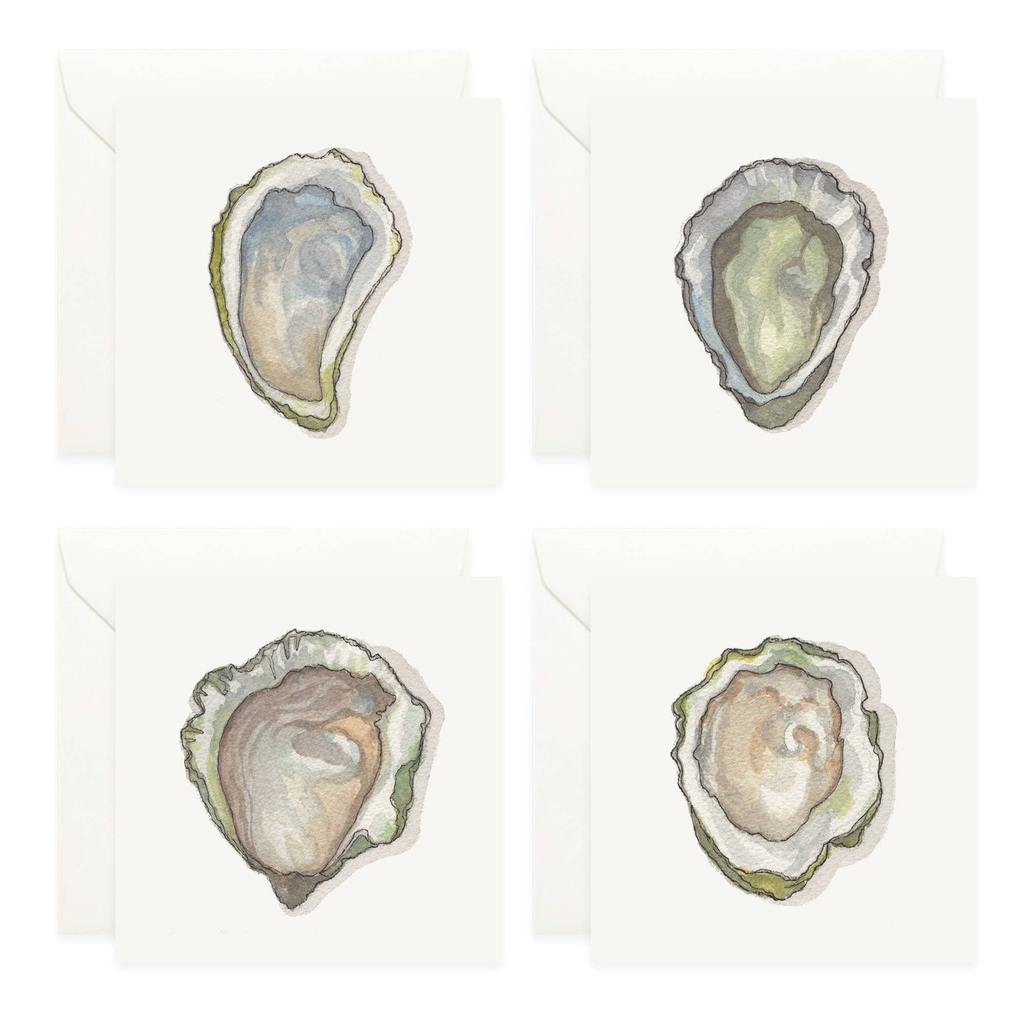 Mini Cards Set / Oysters