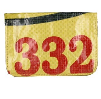 Recycled Feed Bag Card Holder