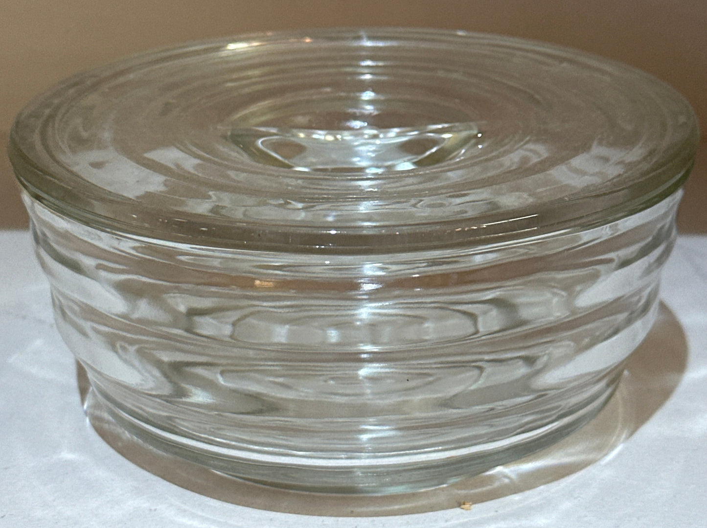 Vintage refrigerator “beehive” covered dish