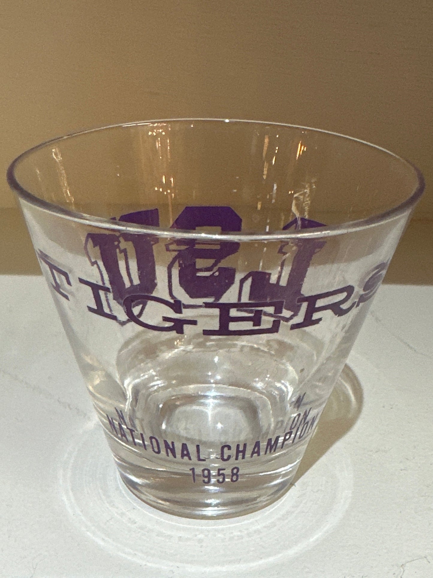 1958 LSU Champion Glass CS