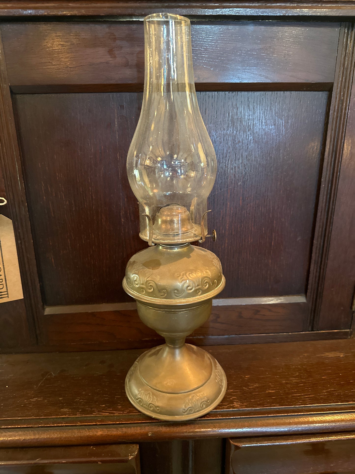 Vintage Hurricane Lamp