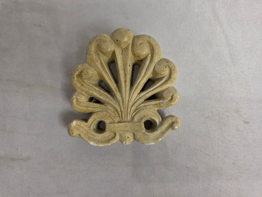Vintage 1980s Shell Sconce CSHW