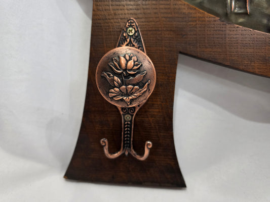 Vintage Art Nouveau Hat & Coat Rack CSHW