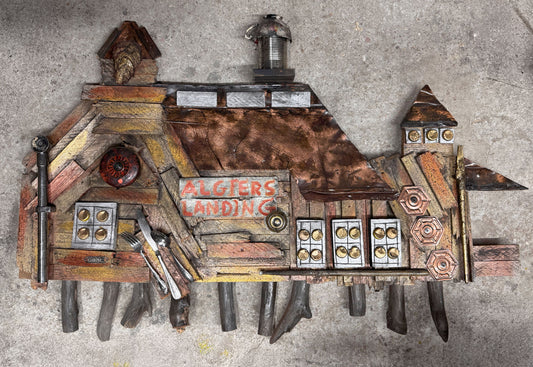 Varg "Algiers Landing" reclaimed objects art.