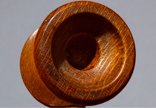 Historic Salem Oak Candlestick (2) CSBH