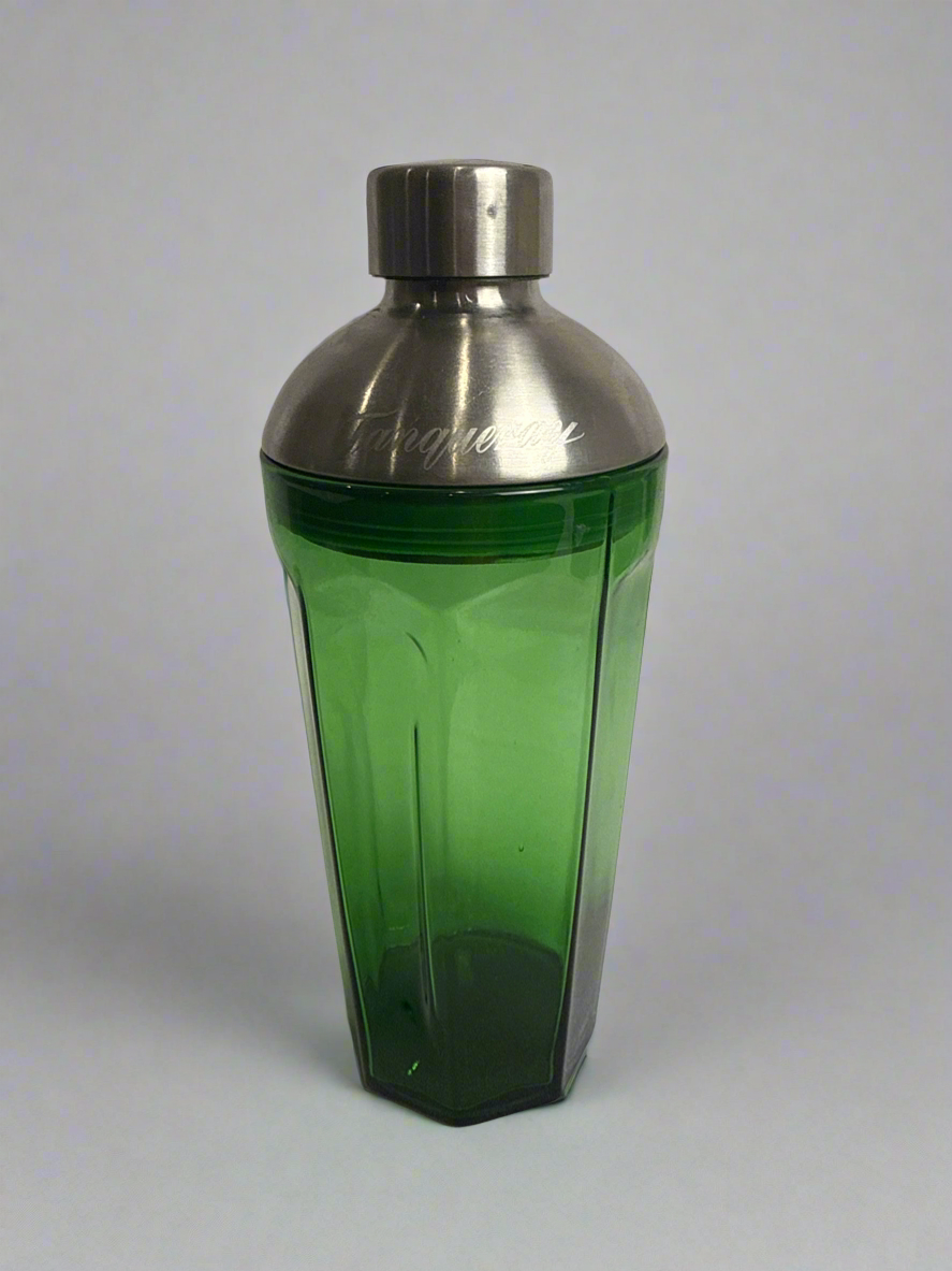 Tanqueray Green Glass Cocktail Shaker