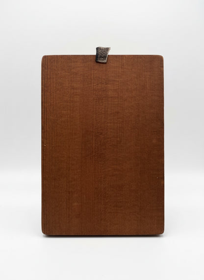 Vtg Madonna & Child Wood Hanging CSBH