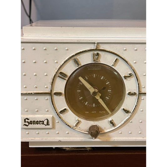 Vintage mod retro MCM Mid-century Sonora clock radio