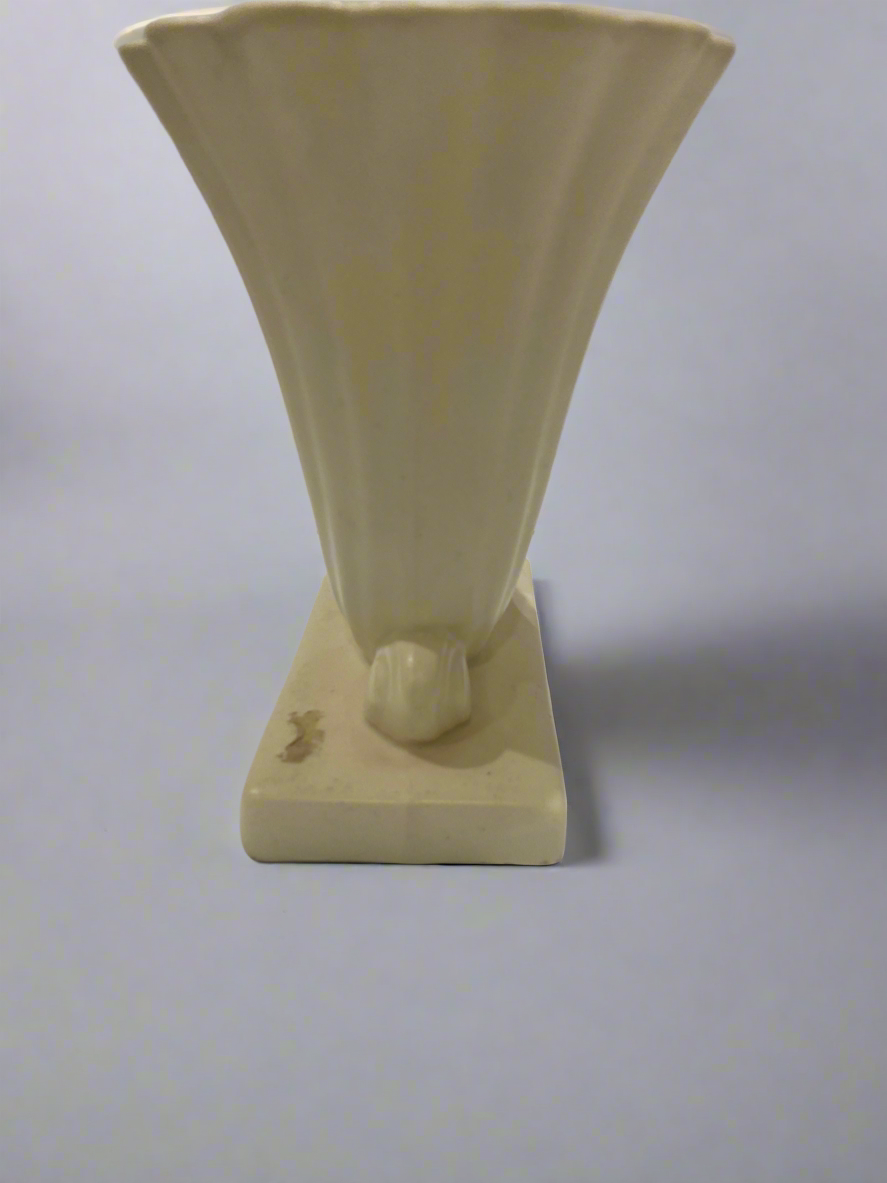 Vintage pottery cornucopia
