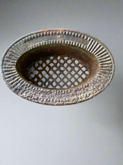 Antique French Cast Iron Architectural Vent Cover