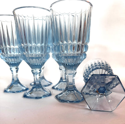 (6) Vtg Fostoria Glasses CSBH