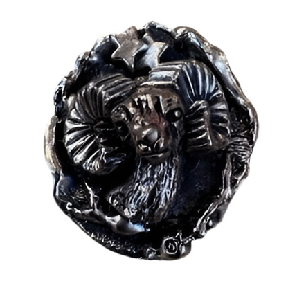 Vtg Tortolani Aries Brooch - Signed csbh