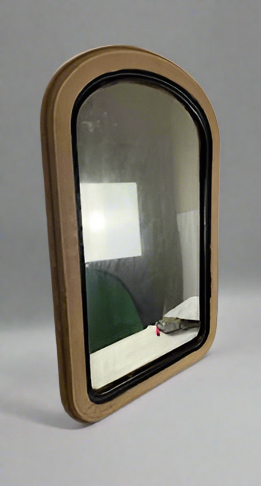 Large Vtg Arched Mirror