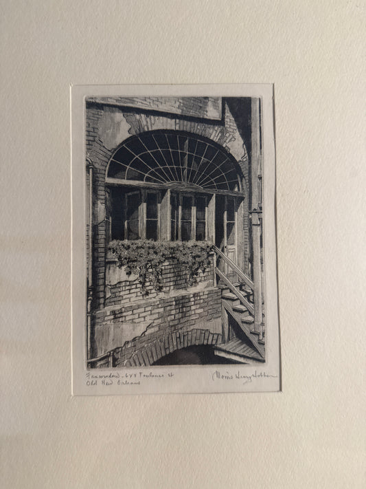 CSRR "Old Fan Window, New Orleans" Morris Hobbs