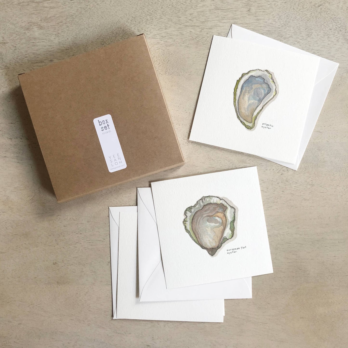 Box Set Cards / Oysters