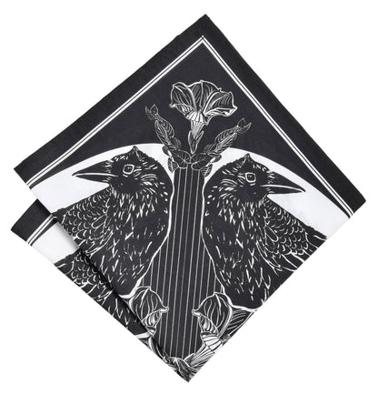Crow Bandana - Dark Black