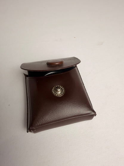 Vintage Vantage Cinema Framing Glass Ground Glass Viewfinder Format Mask Accessory with Leather Pouch