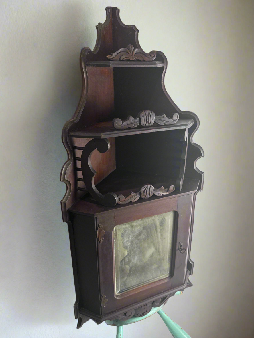 Vic. Eastlake Corner Cabinet CSRR