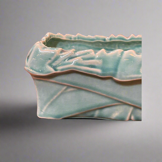 Vintage McCoy Pottery rectangular ceramic planter