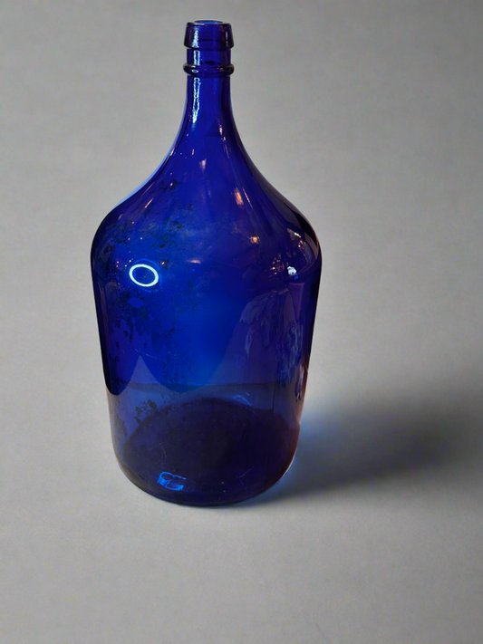 14” blue carboy demijohn