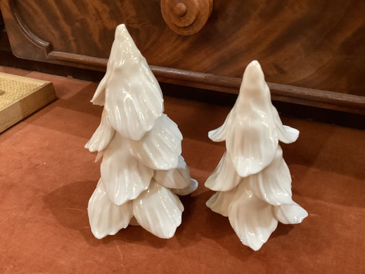 White ceramic Xmas tree (2)