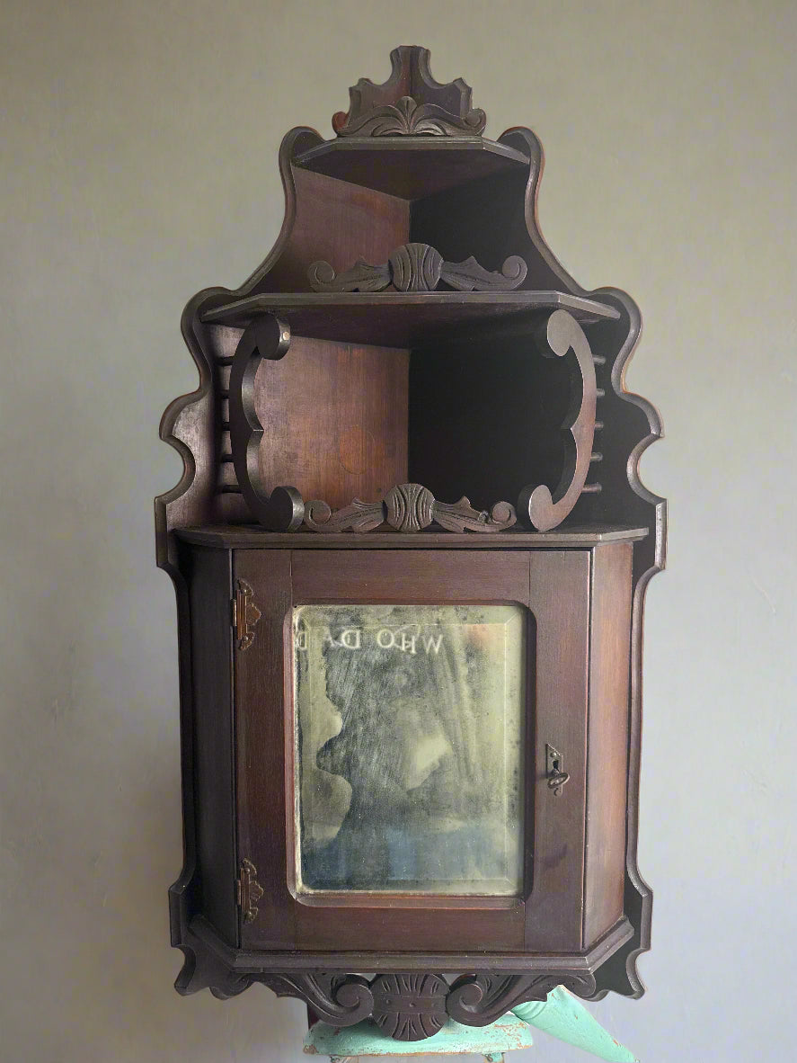 Vic. Eastlake Corner Cabinet CSRR