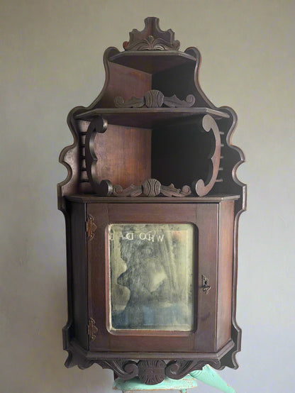 Vic. Eastlake Corner Cabinet CSRR